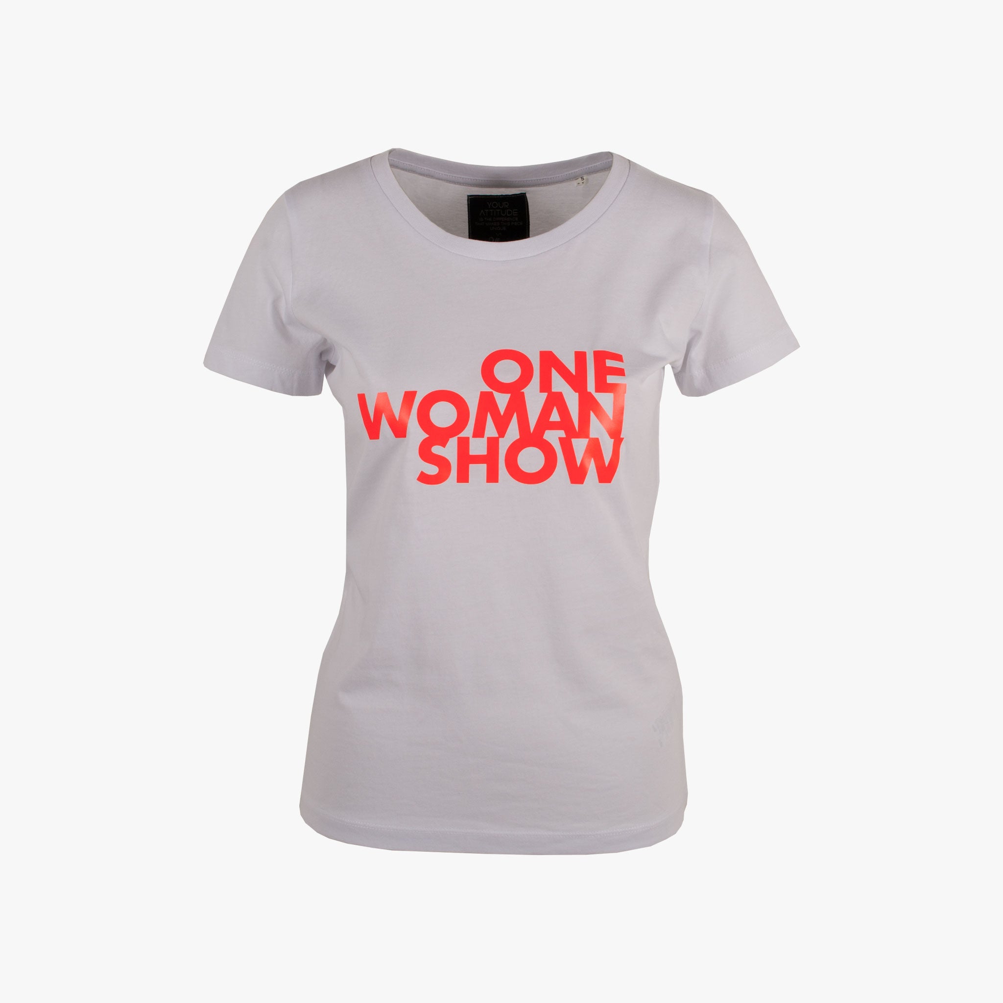 2ally.me T-Shirt One Woman Show | weiß