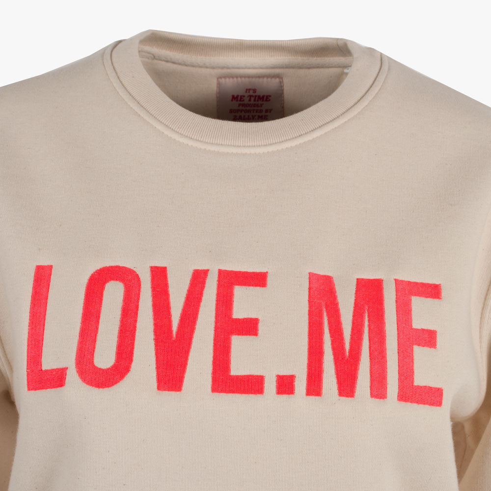 2.ally.me Sweatshirt Love me | beige
