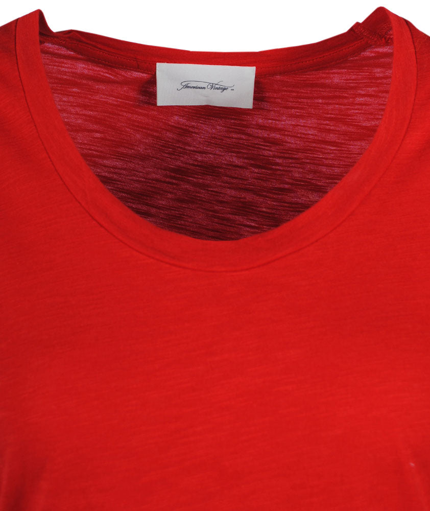 RH-Shirt geflammt | rot