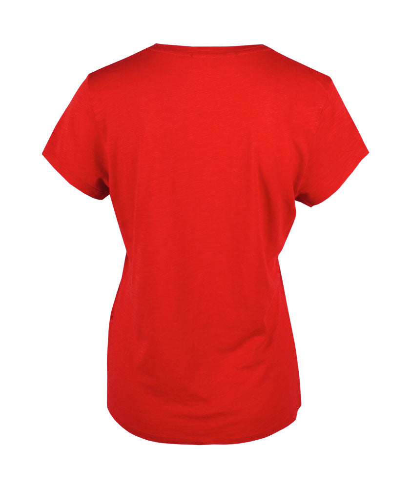 RH-Shirt geflammt | rot