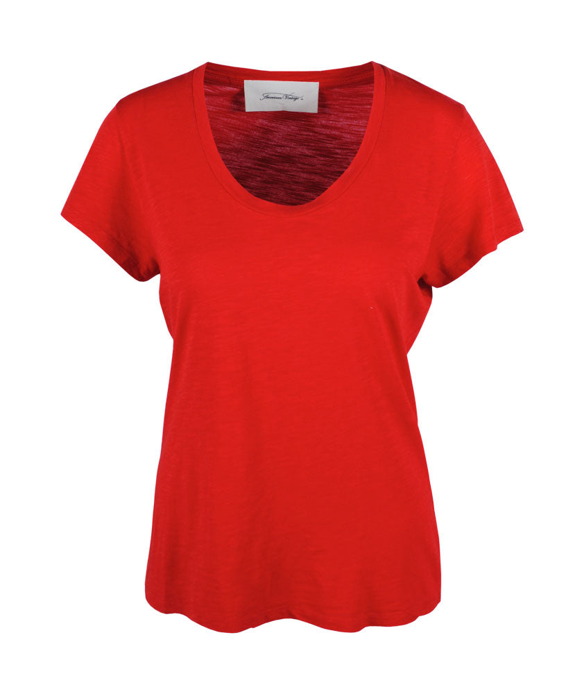 RH-Shirt geflammt | rot