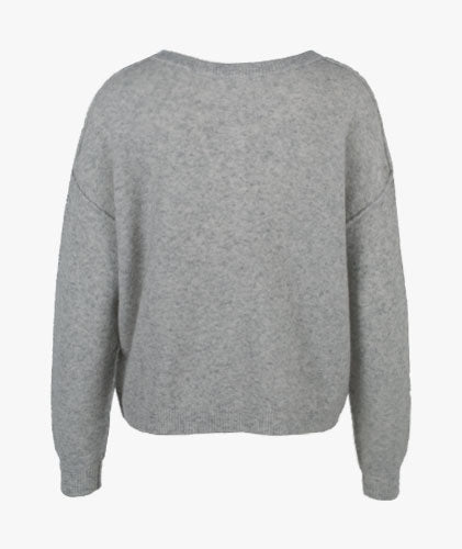 RH-Strickjacke (hellgrau, XS/S) | hellgrau