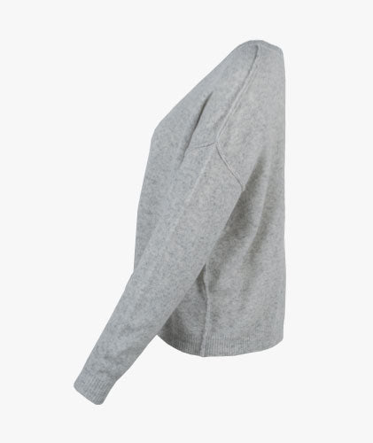 RH-Strickjacke (hellgrau, XS/S) | hellgrau