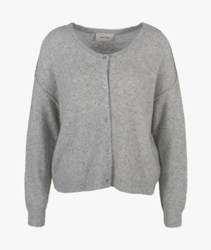 RH-Strickjacke (hellgrau, XS/S) | hellgrau