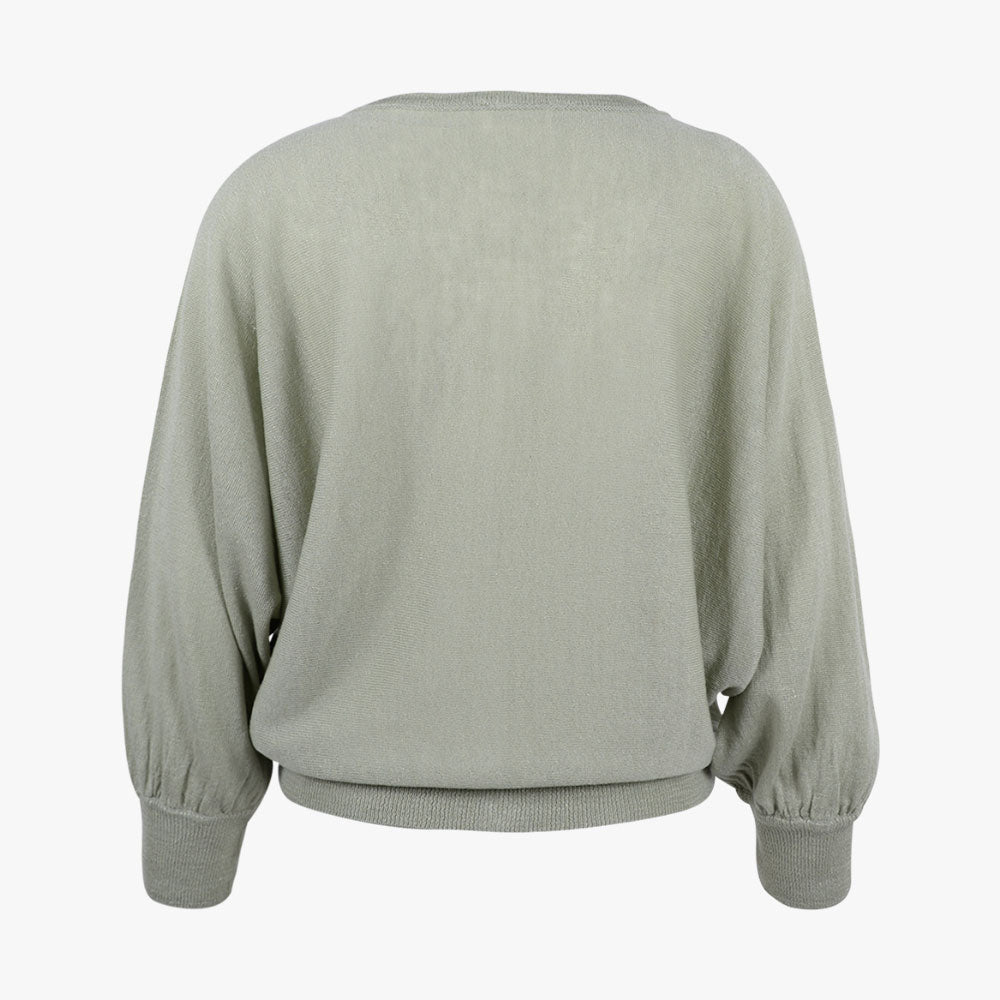 Strickjacke transparent | hellgrün