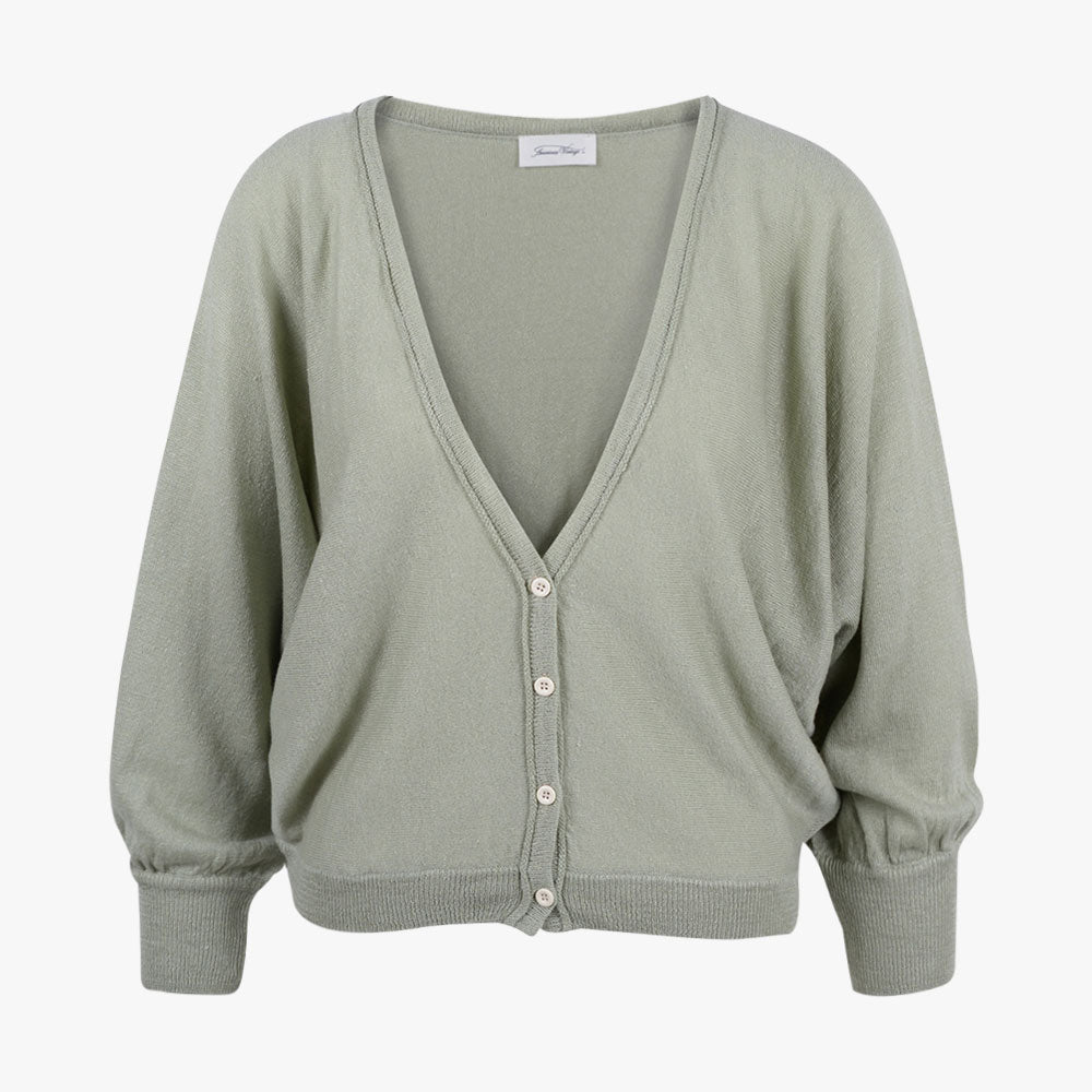 Strickjacke transparent | hellgrün