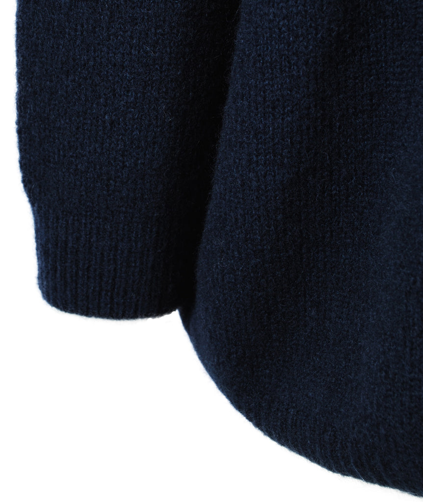 V-Pulli oversized | navy