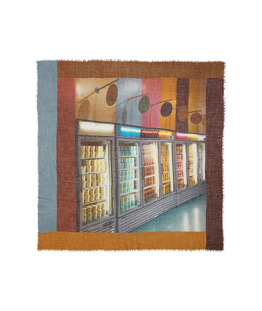 Tuch Ellimo 130x130cm | multicolor