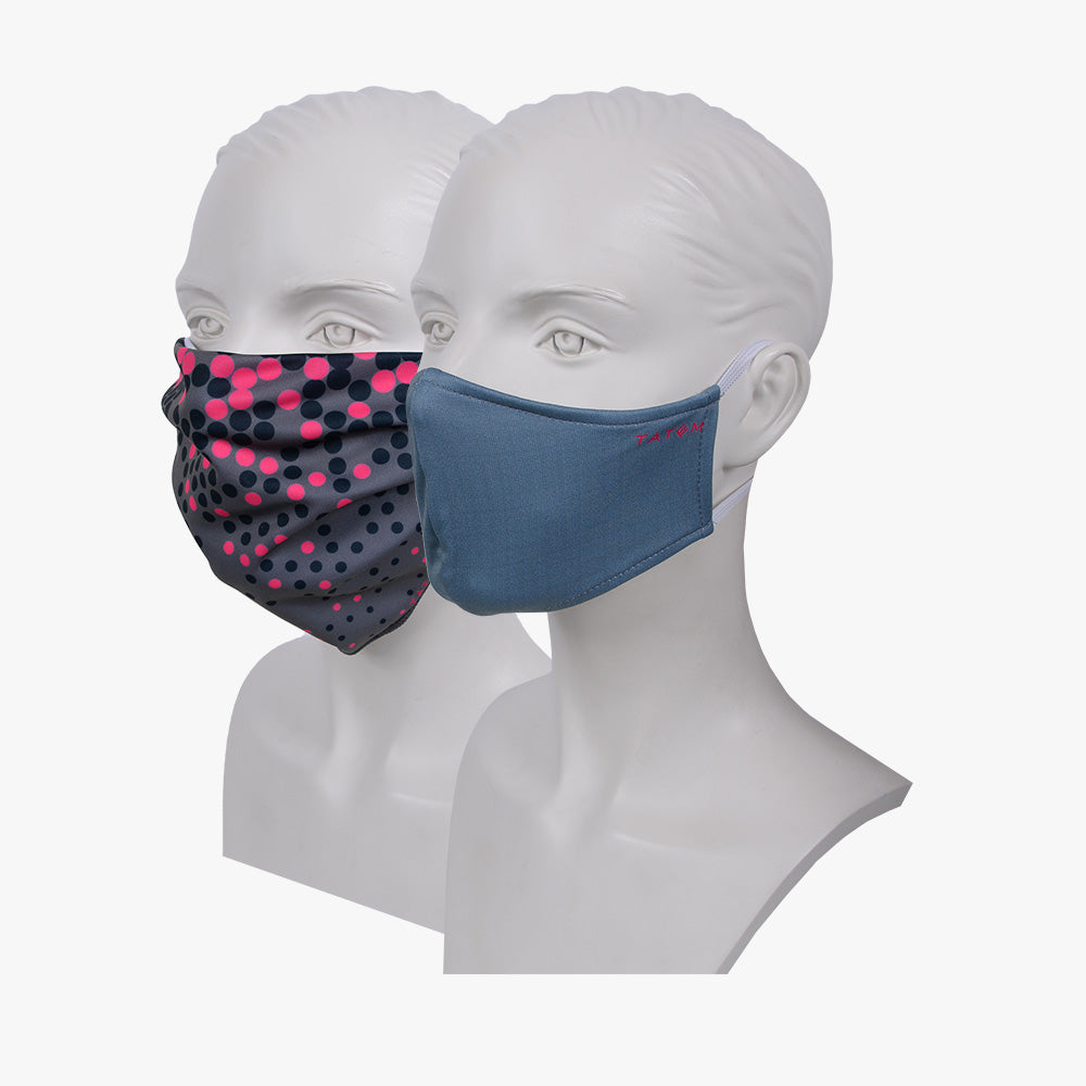 2er Pack Hygiene Maske (multicolor, 1-size) | multicolor