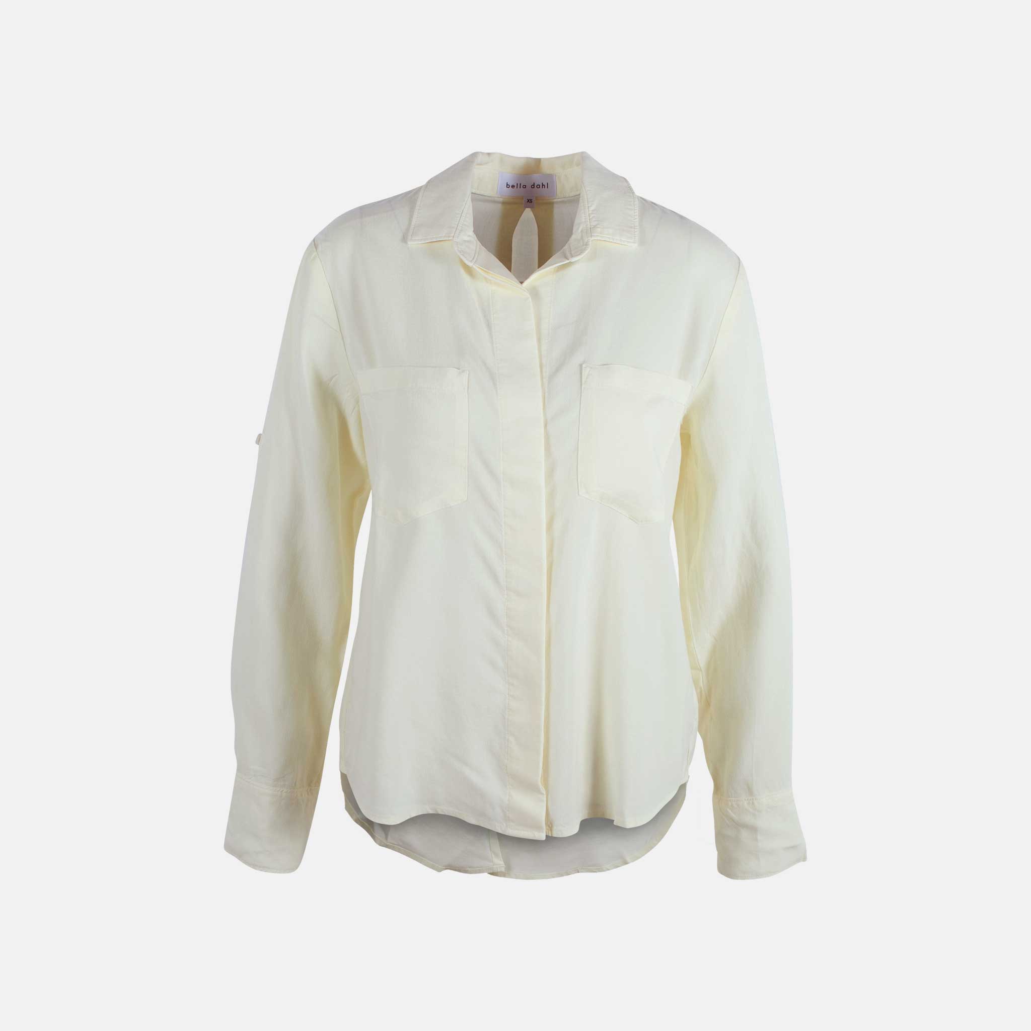 Bella Dahl Bluse Split Back | gelb