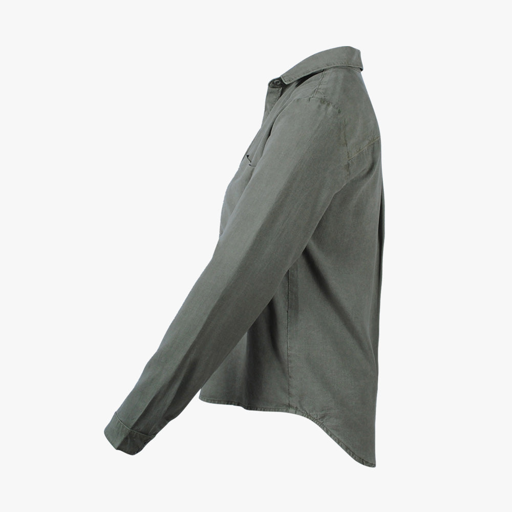 Bluse 2 Taschen (khaki, XXS) | khaki