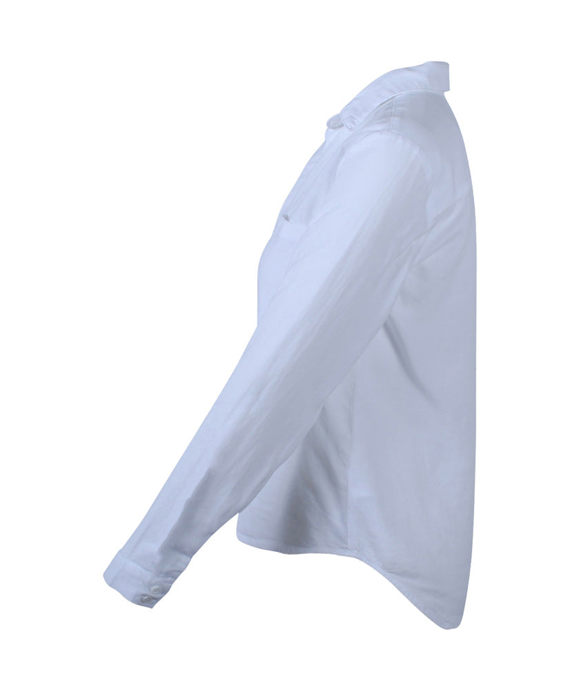 Bluse 2 Taschen | weiß