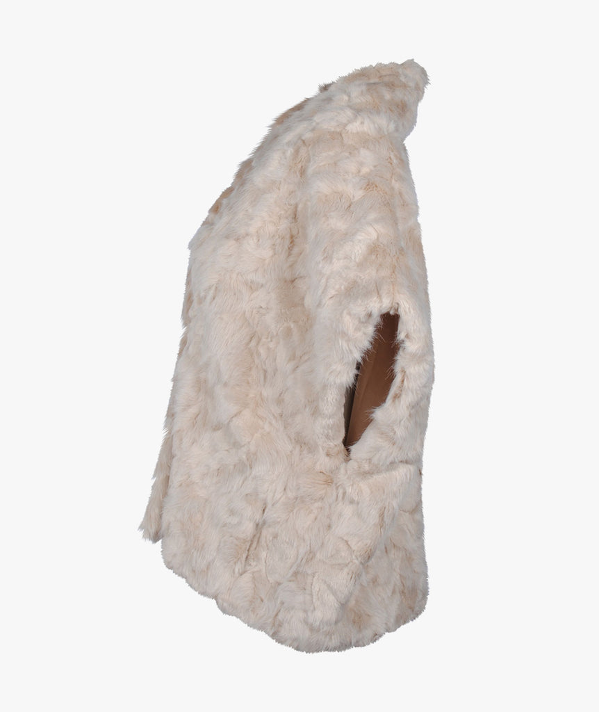 Webpelzweste Boxy | sand