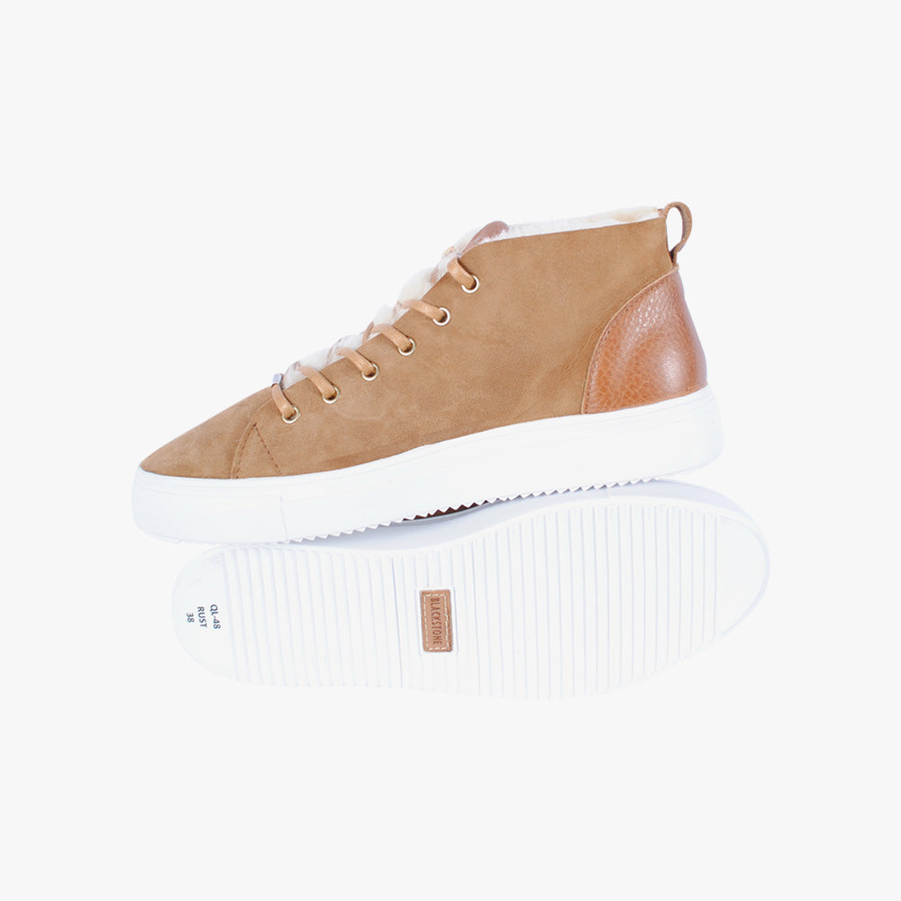 Sneaker halbhoch gefüttert (braun, 36) | braun
