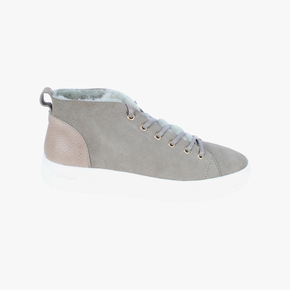 Sneaker halbhoch gefüttert (grau, 36) | grau