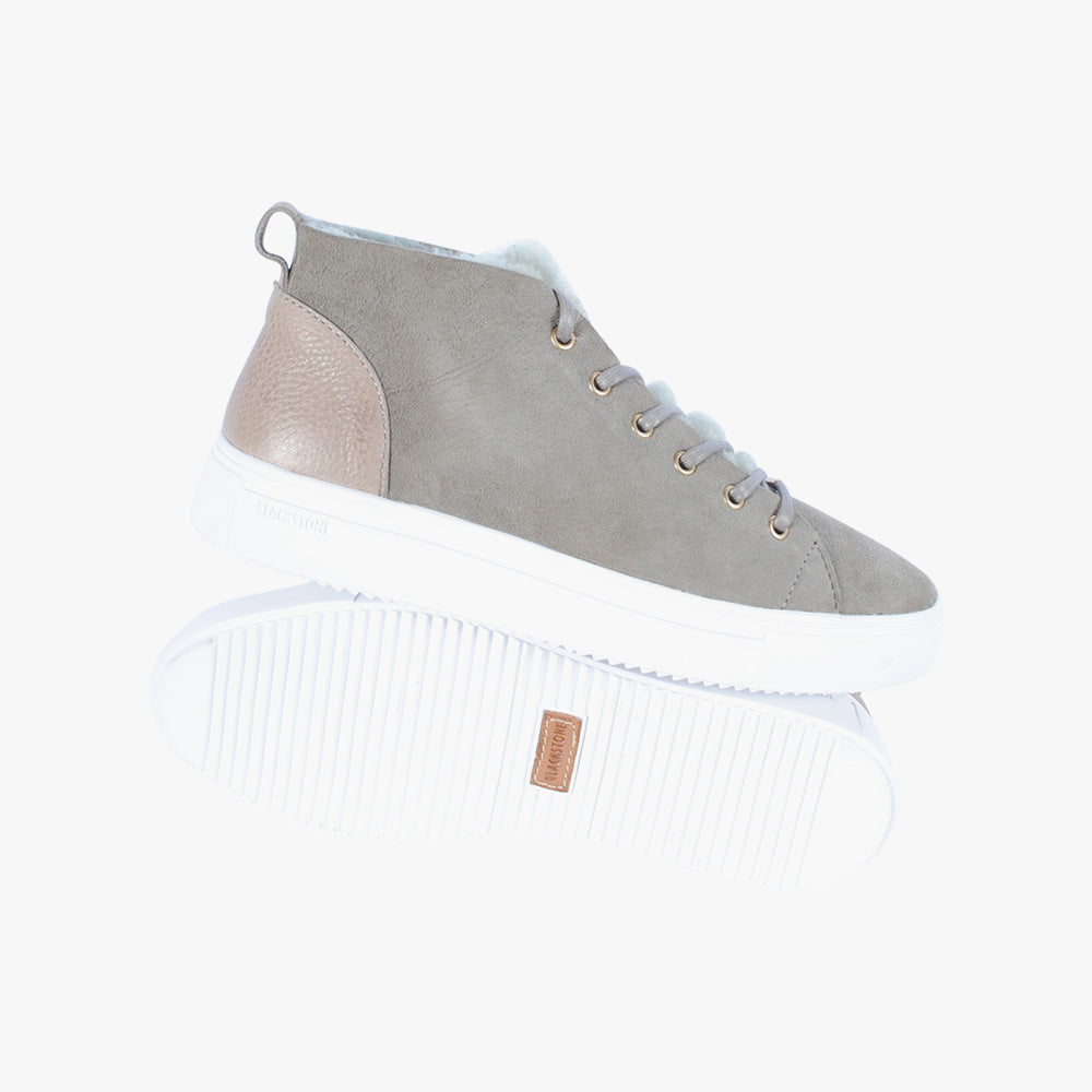 Sneaker halbhoch gefüttert (grau, 36) | grau