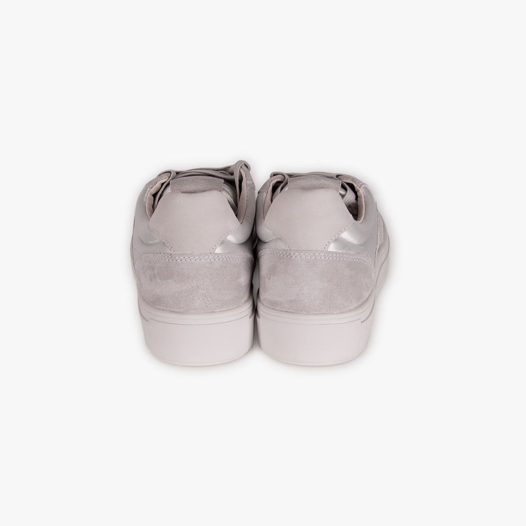 Blackstone Sneaker Materialmix | hellgrau