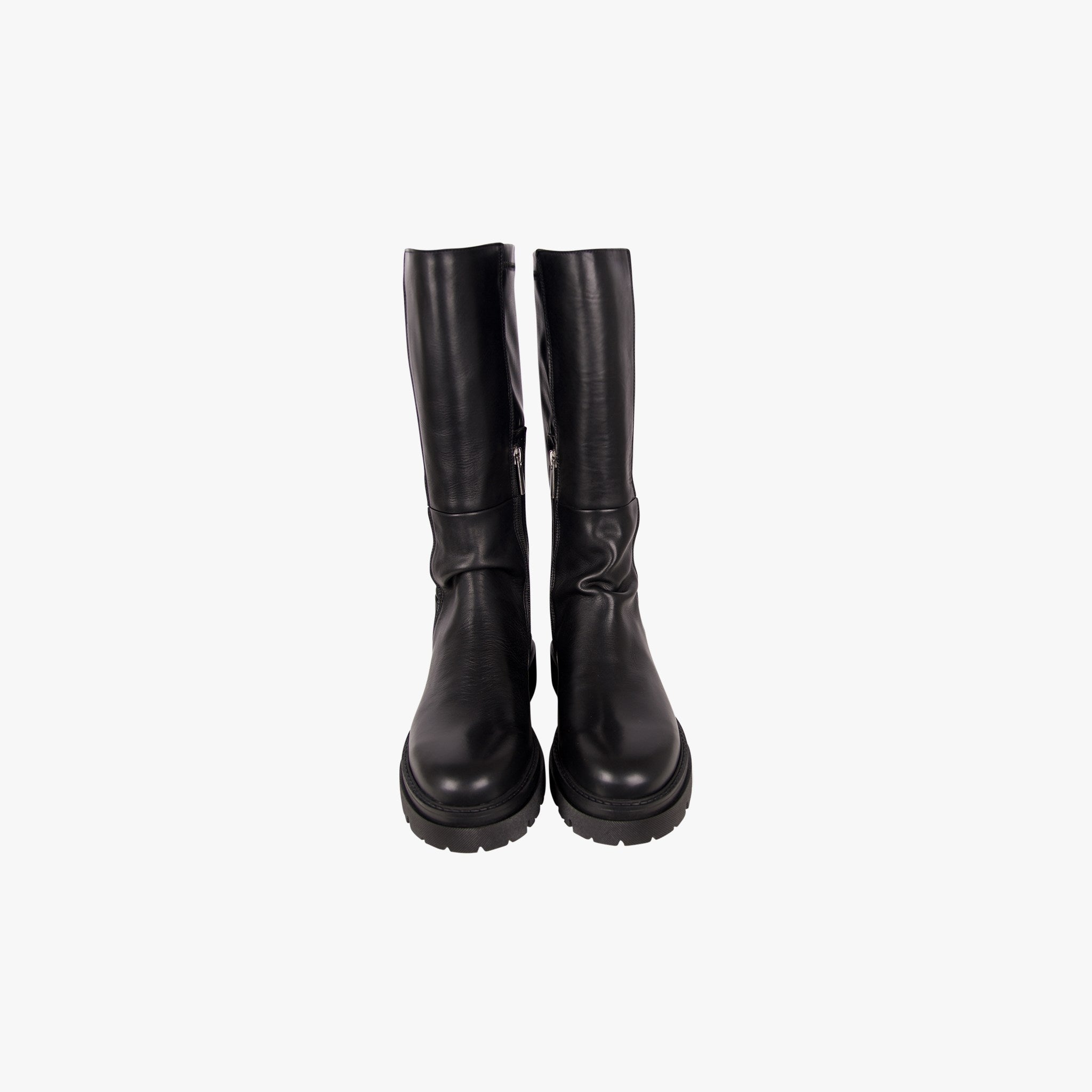 Blackstone Stiefel Strecthleder | schwarz