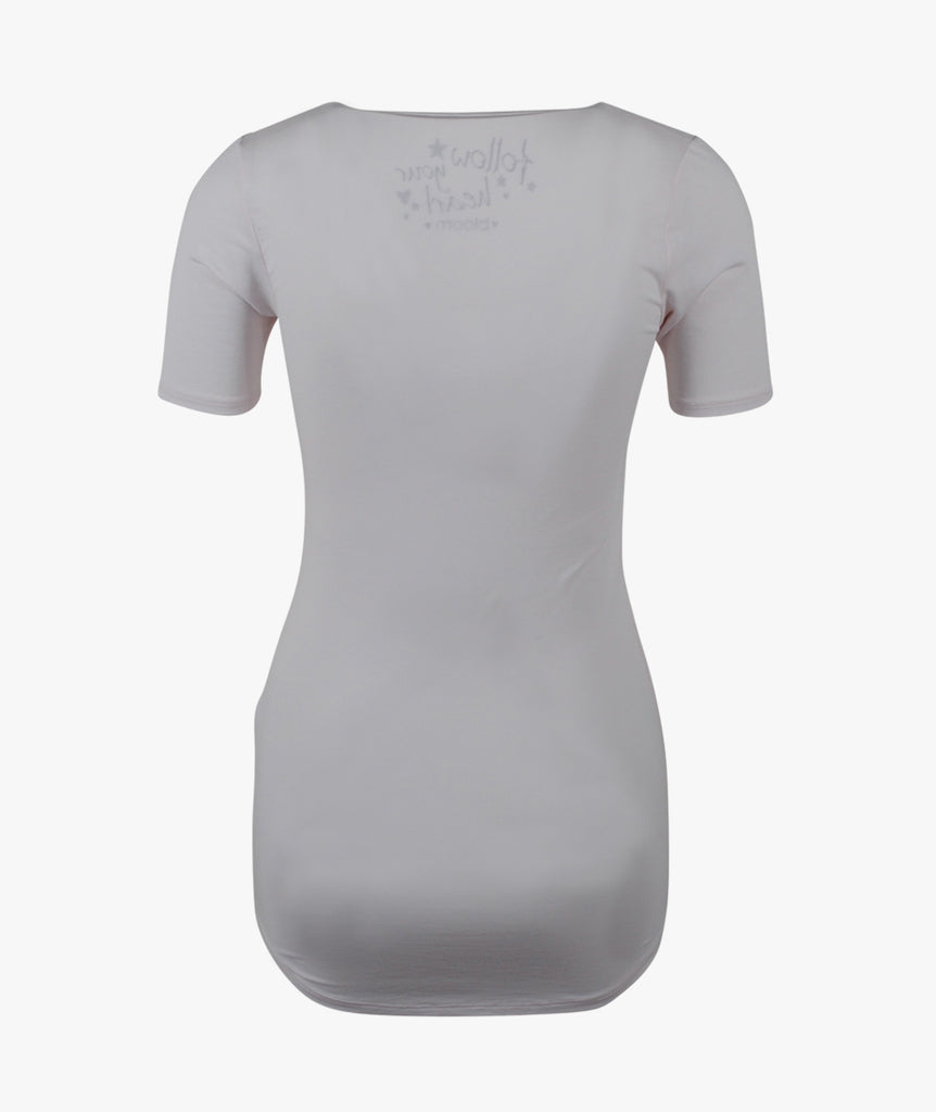 V-Shirt schmal | rose