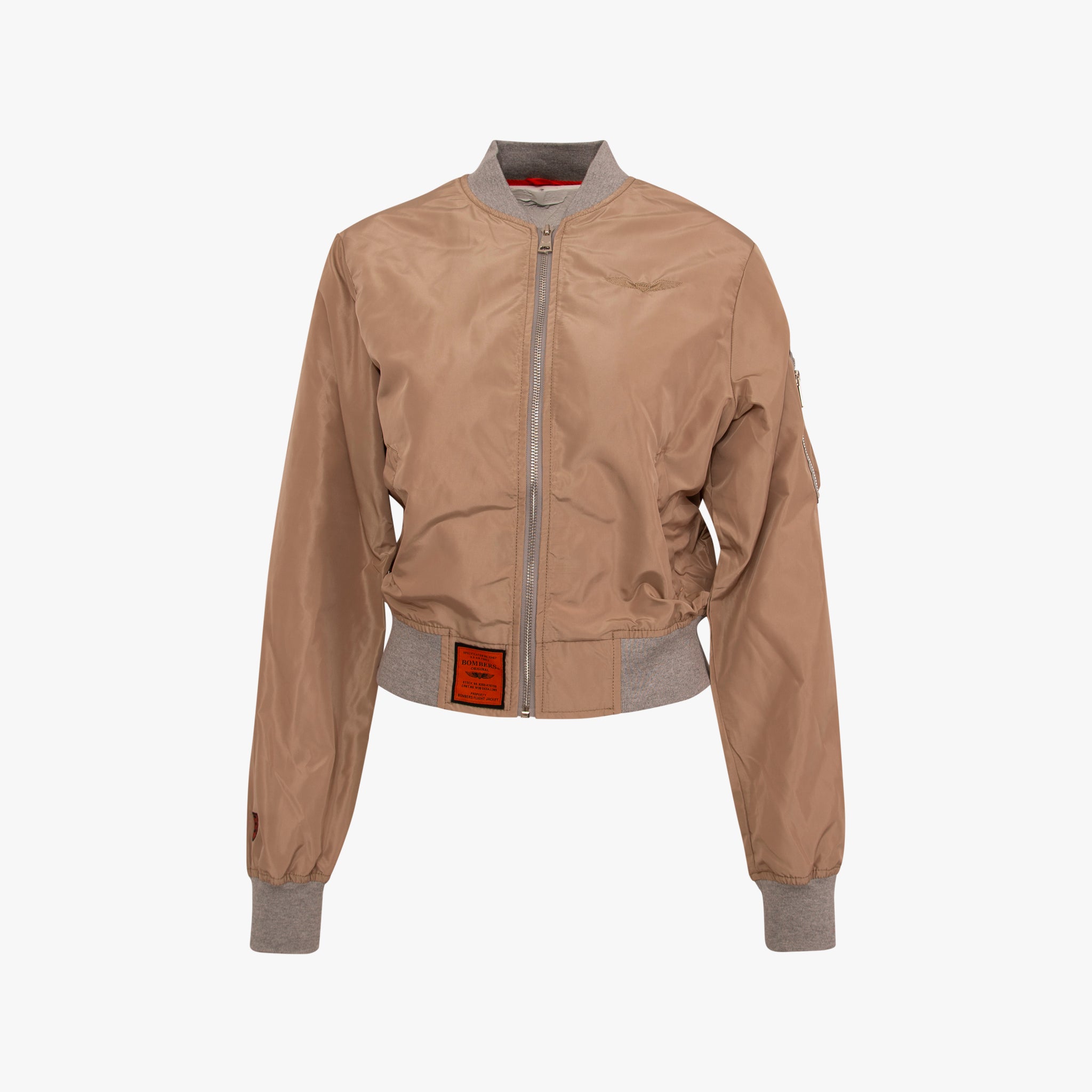 Bombers Original Bomberjacke kurz | beige