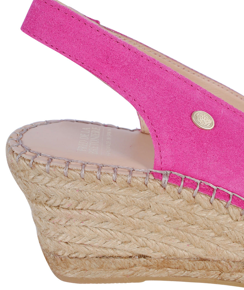 Espandrille Slingback | fuchsia