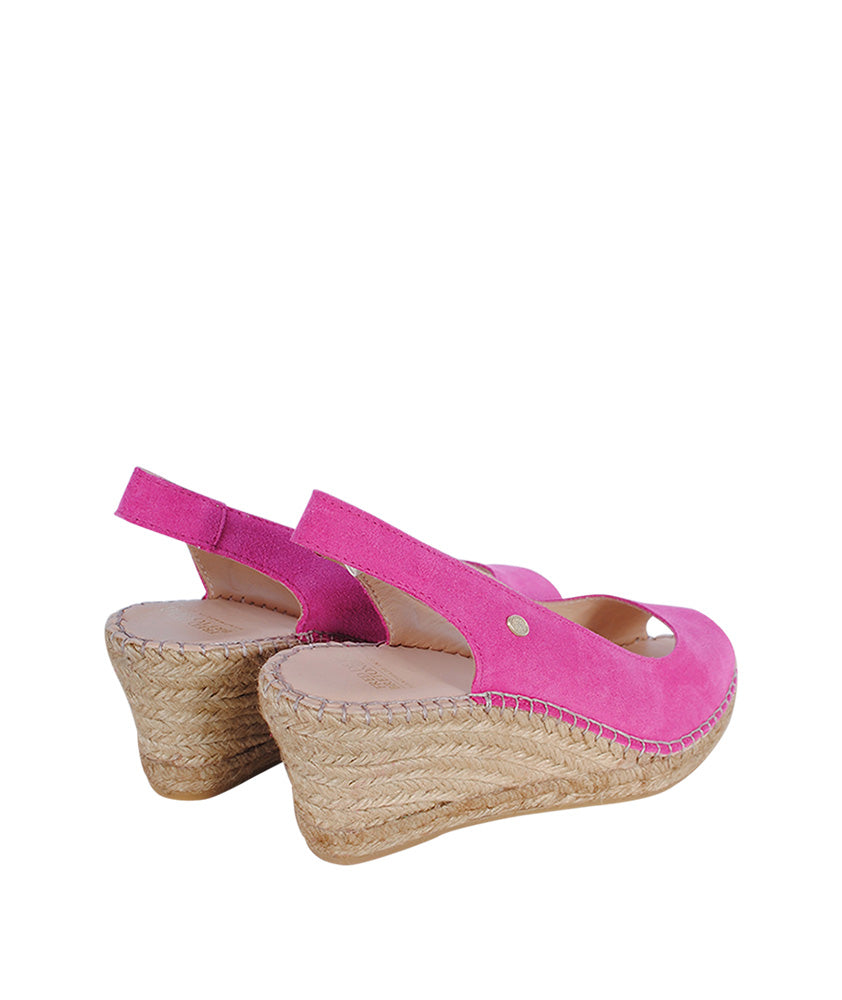 Espandrille Slingback | fuchsia