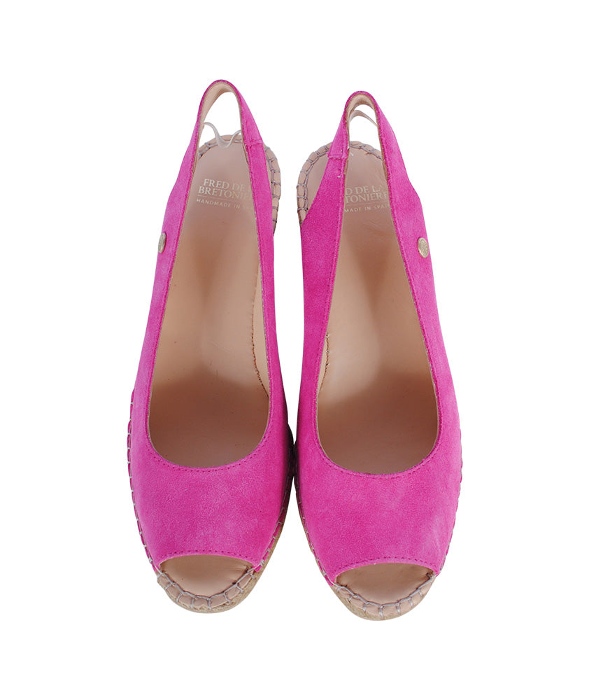 Espandrille Slingback | fuchsia