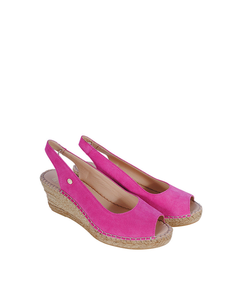 Espandrille Slingback | fuchsia