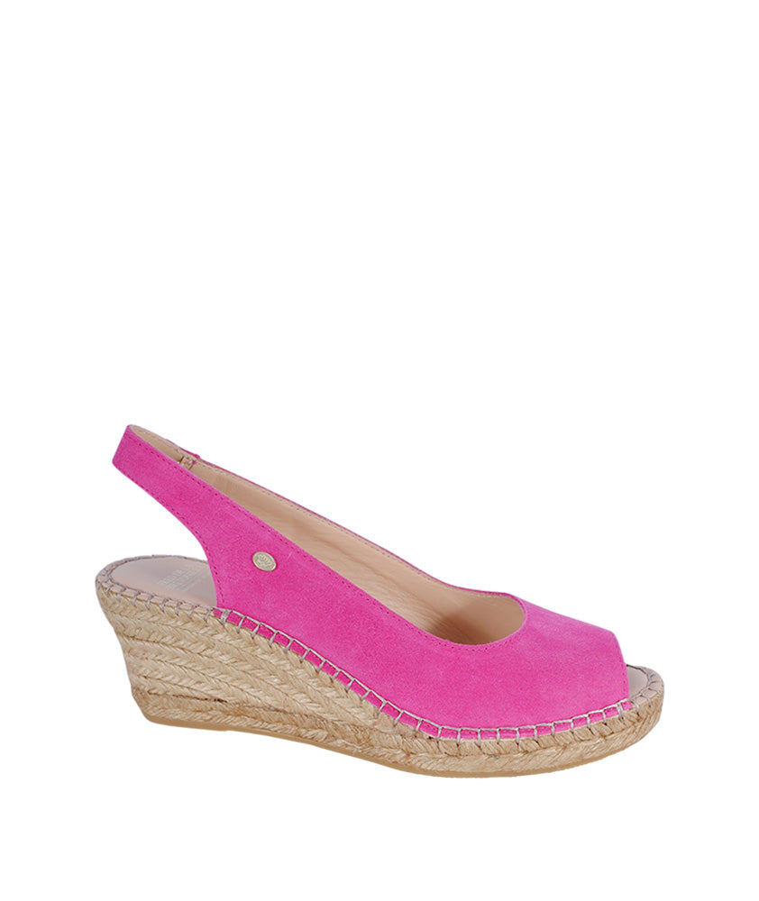 Espandrille Slingback | fuchsia