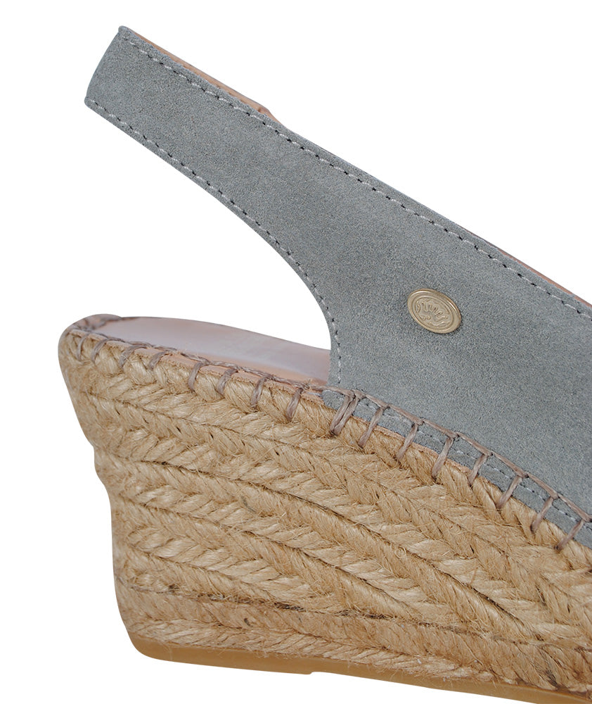 Espandrille Slingback | grau