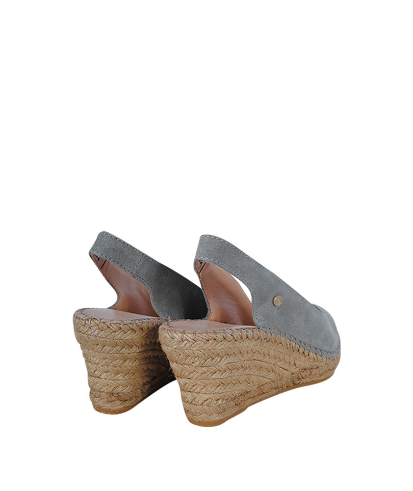 Espandrille Slingback | grau