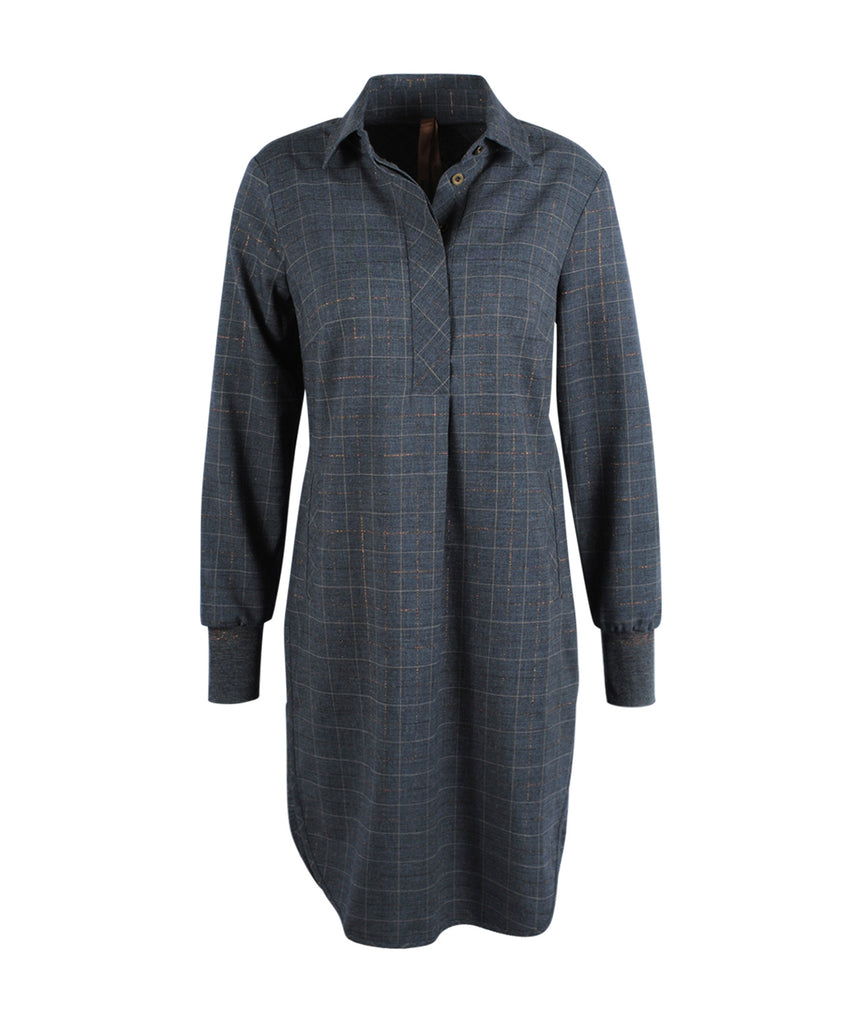 Hemdblusenkleid | grau