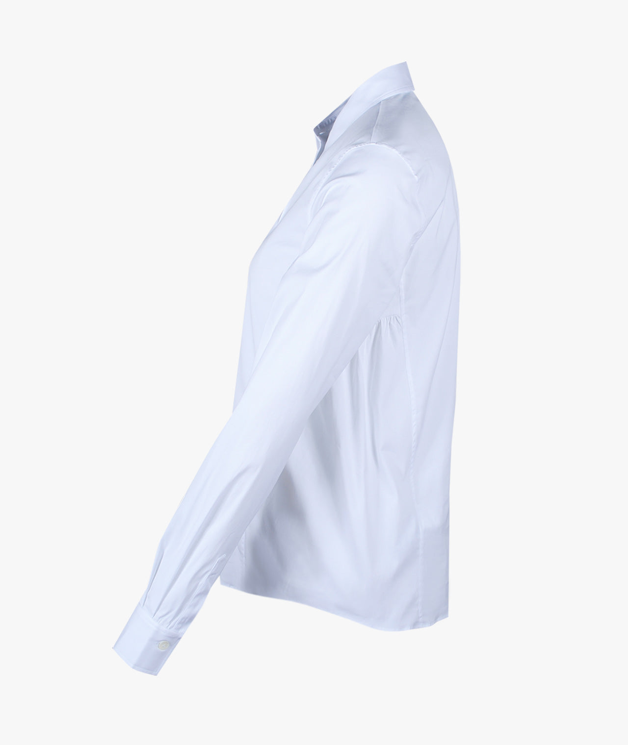 Bluse Seiteneinsatz | weiß