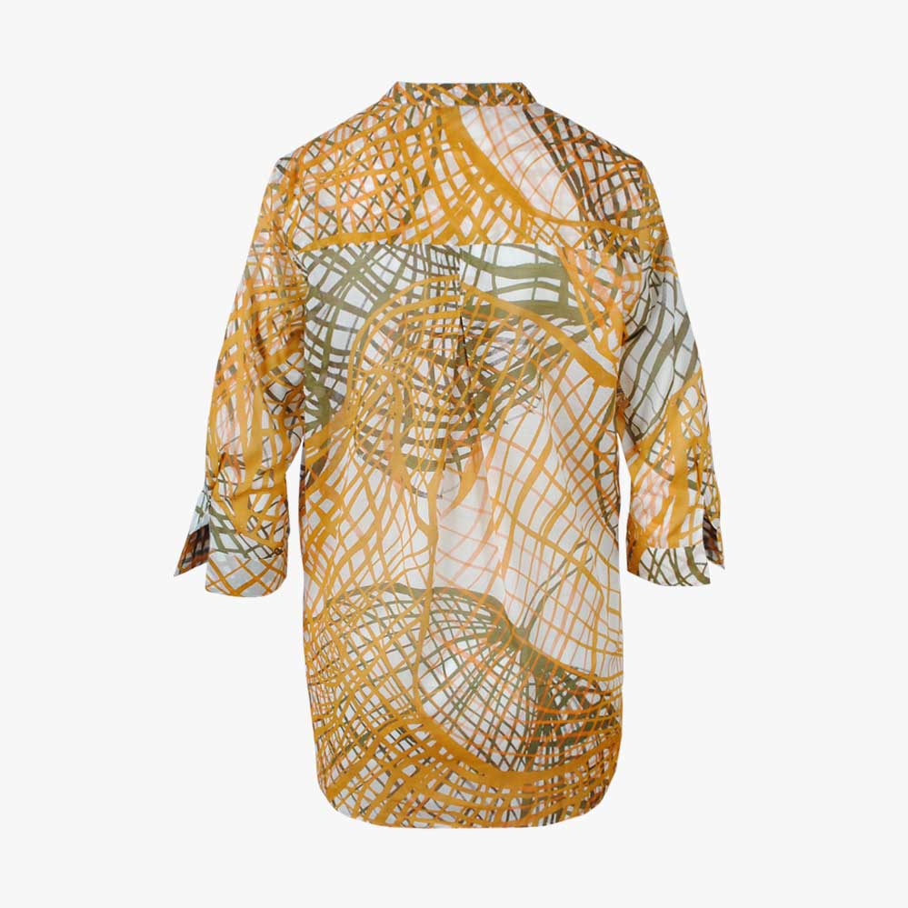 Schlupfbluse Voile (gelb, 32) | gelb
