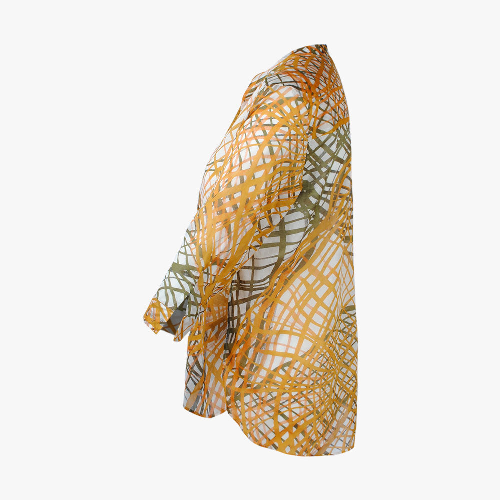 Schlupfbluse Voile (gelb, 32) | gelb