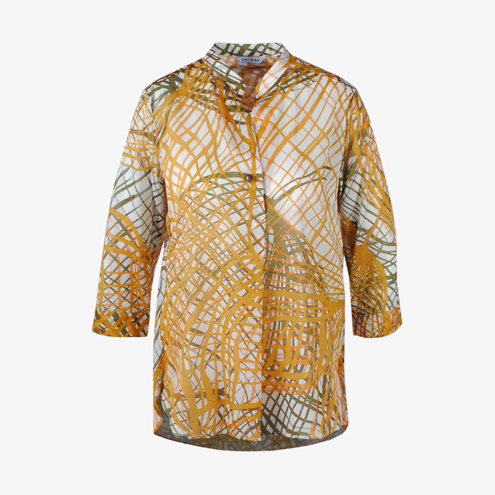 Schlupfbluse Voile (gelb, 32) | gelb