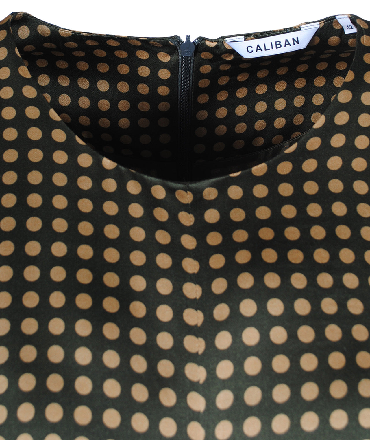 Wickelkleid Dots | oliv