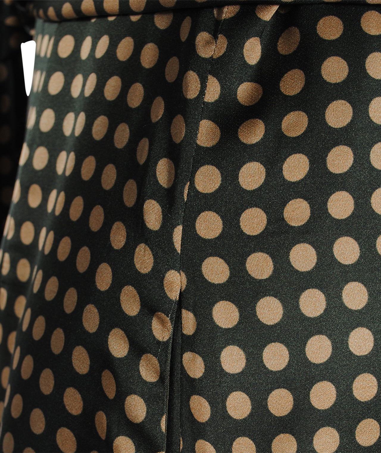 Wickelkleid Dots | oliv
