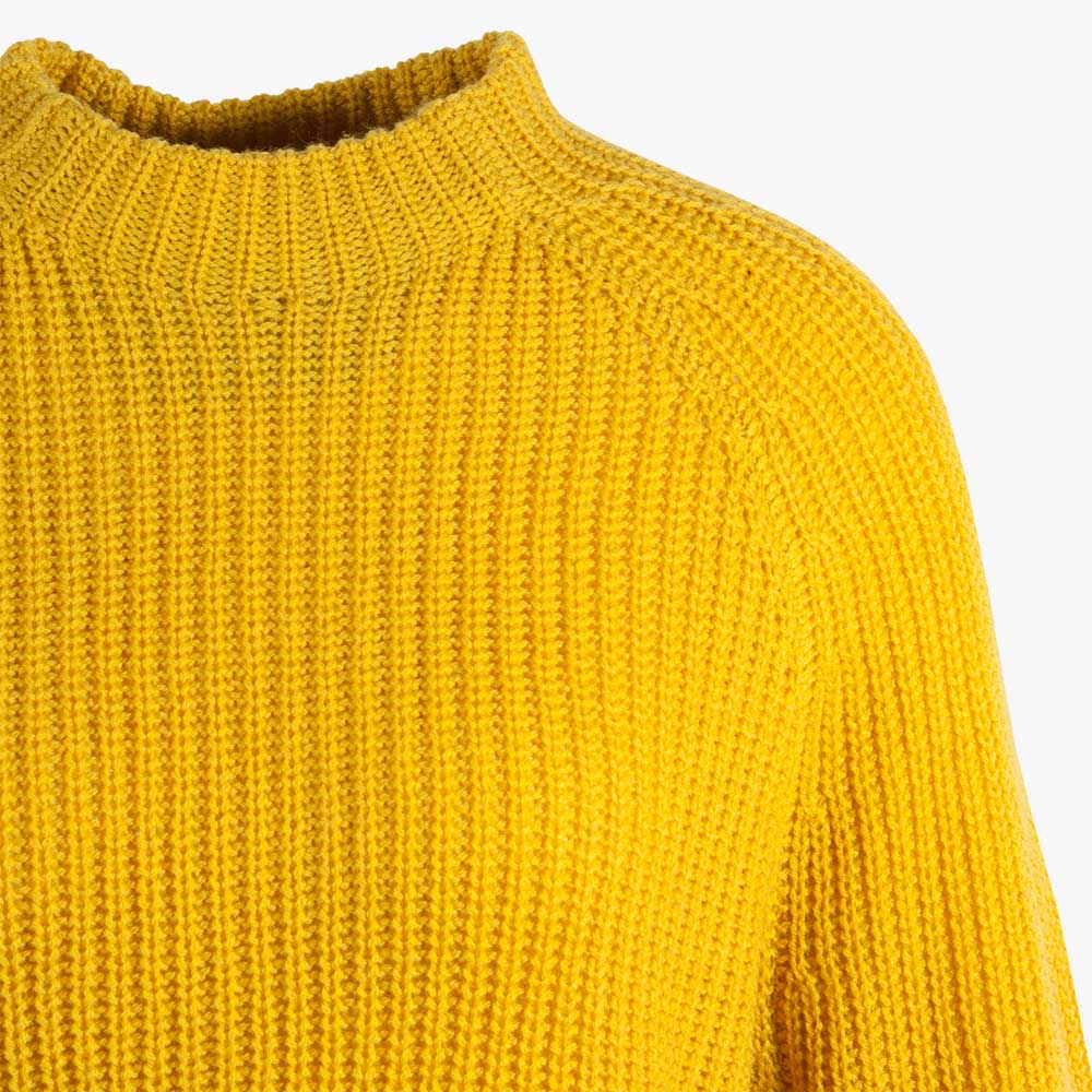 Cashflow Turtel Pulli Merino | gelb