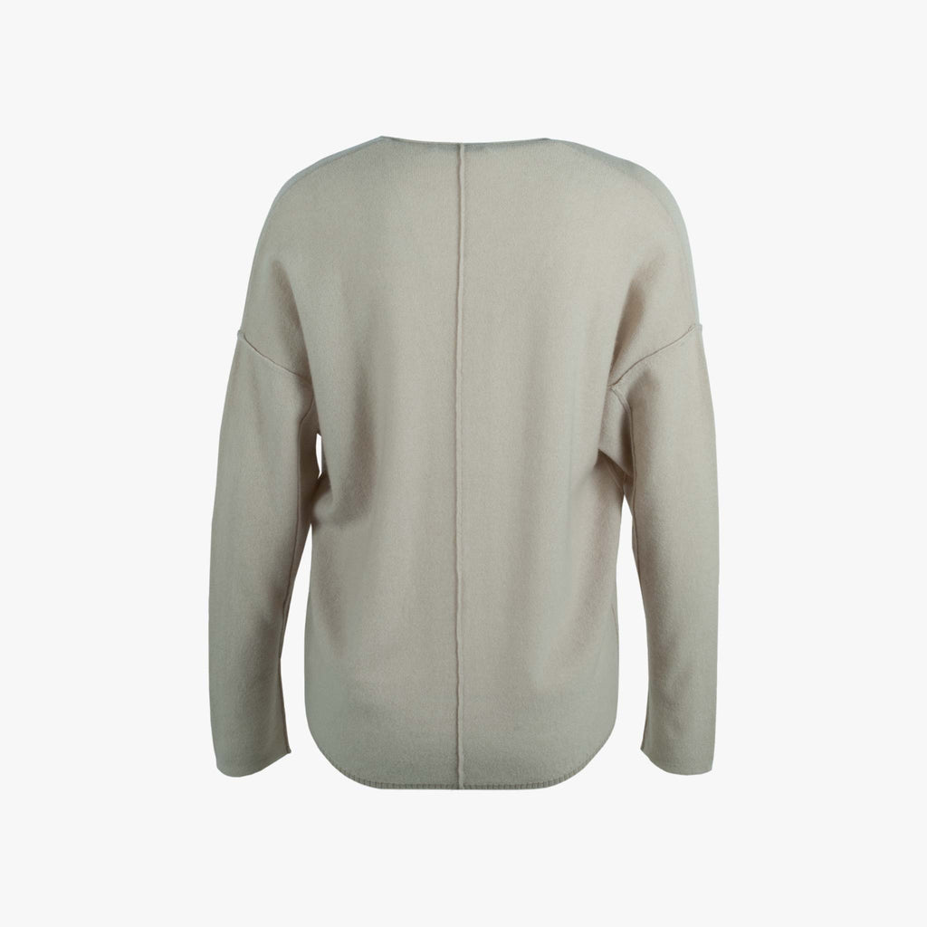 Cashflow V-Pulli Biese Cashmere | beige