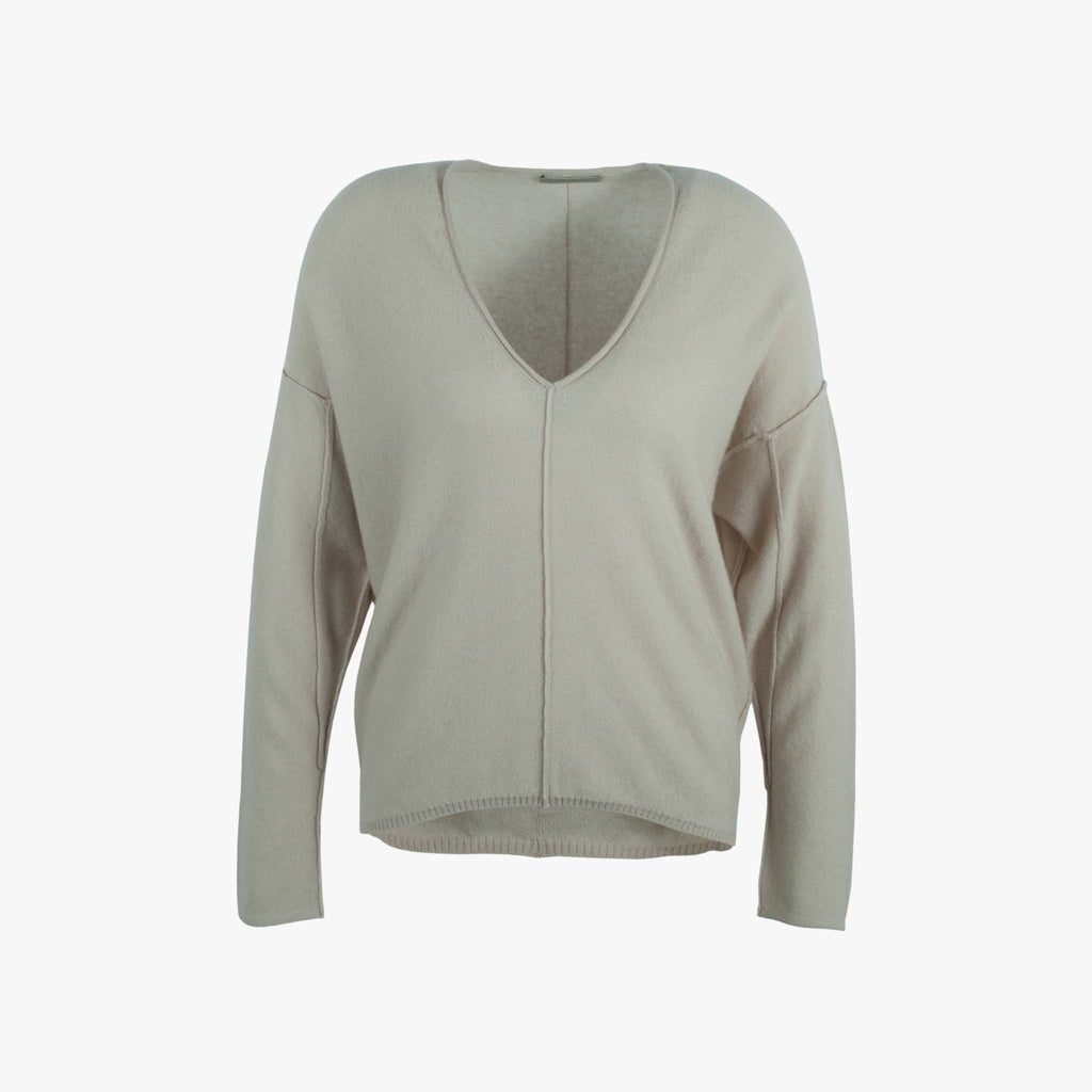 Cashflow V-Pulli Biese Cashmere | beige