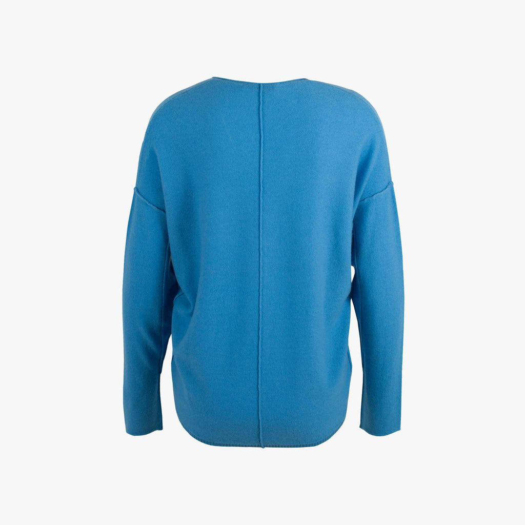 Cashflow V-Pulli Biese Cashmere | blau