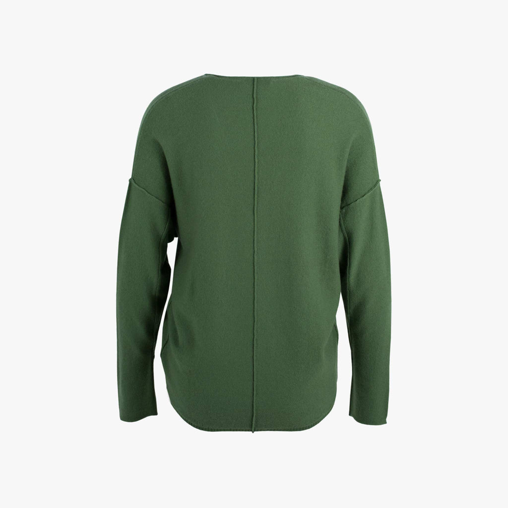 Cashflow V-Pulli Biese Cashmere | khaki