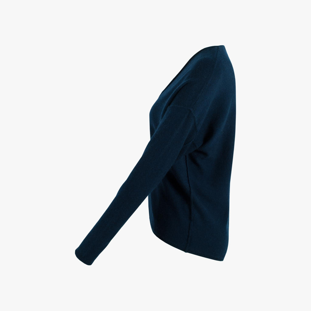 Cashflow V-Pulli Biese Cashmere | marine