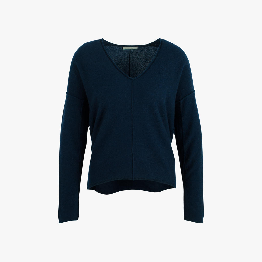 Cashflow V-Pulli Biese Cashmere | marine