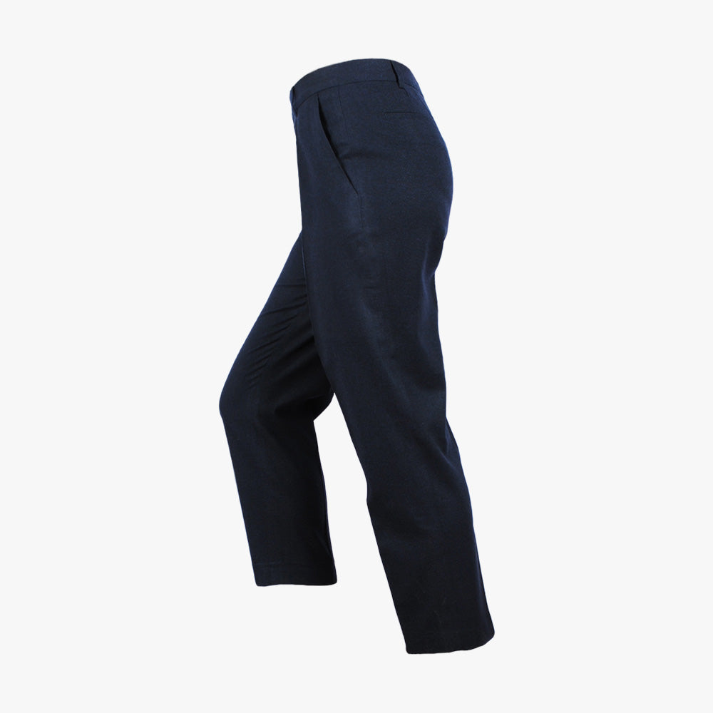 Hose Bundfalte uni (marine, 32) | marine