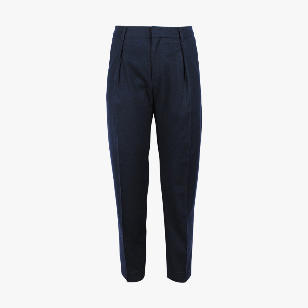 Hose Bundfalte uni (marine, 32) | marine