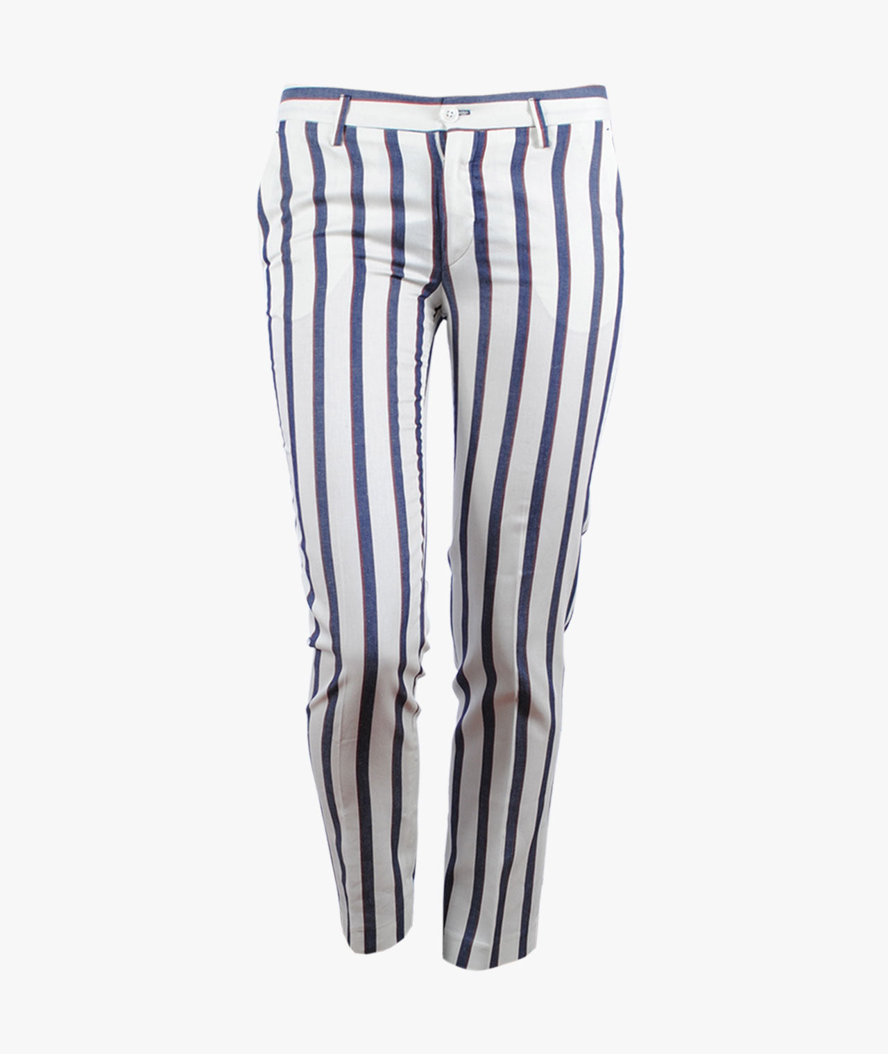 Hose Streifen Pierrot | offwhite