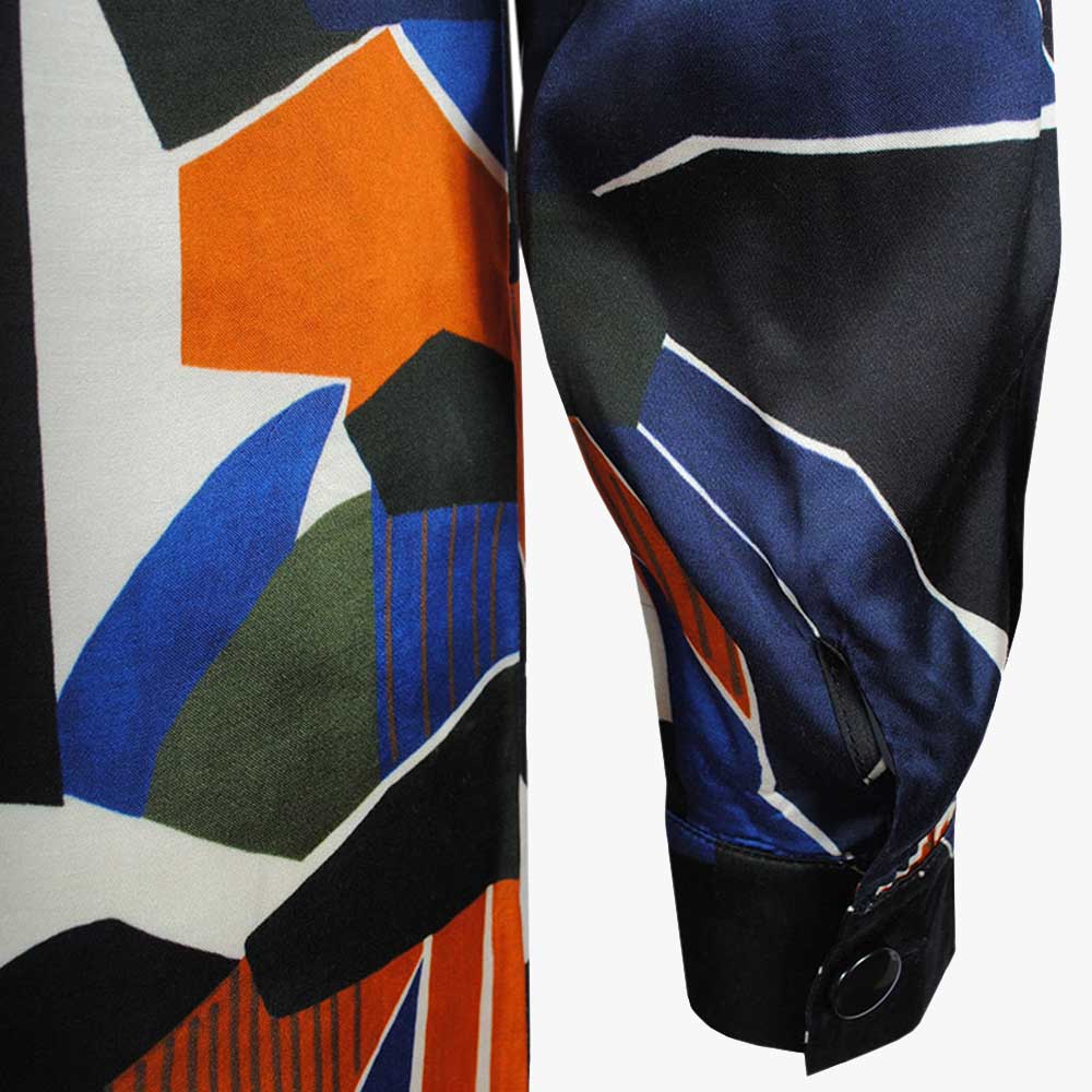 Kleid Grafikprint (marine, 32) | marine