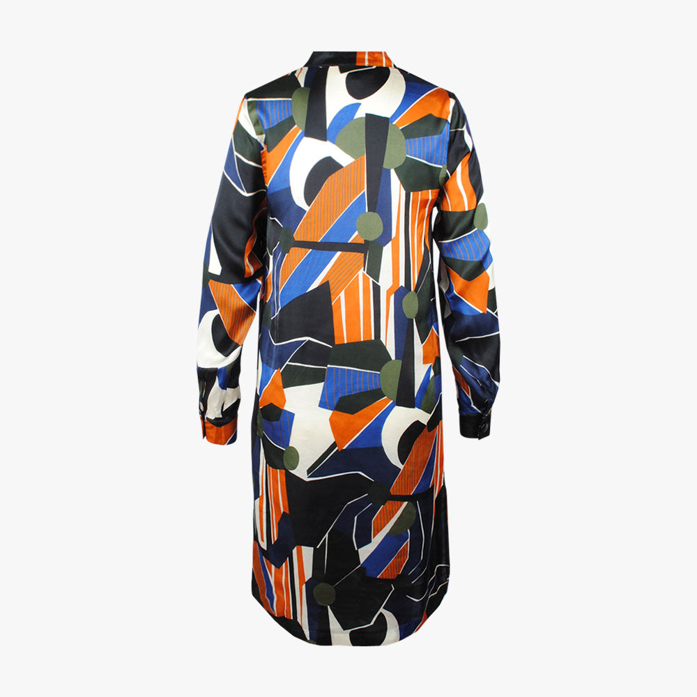 Kleid Grafikprint (marine, 32) | marine